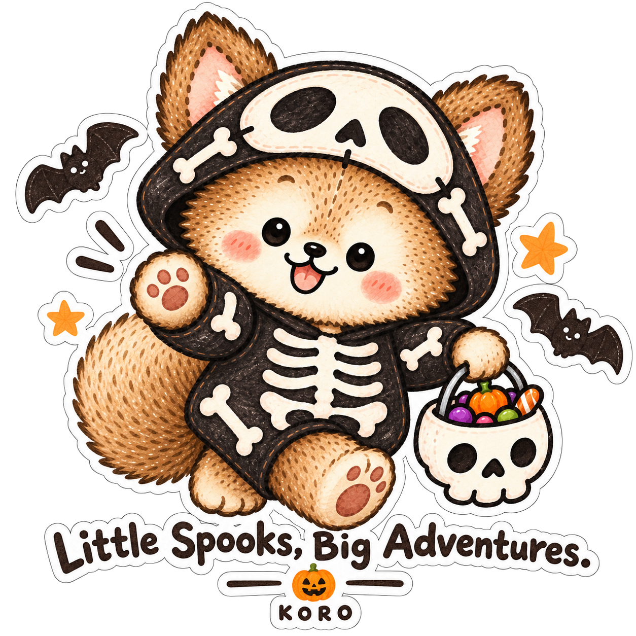 Little Spooks｜萬聖節🎃骷髏 Koro 童裝＜尺寸寫在備註＞