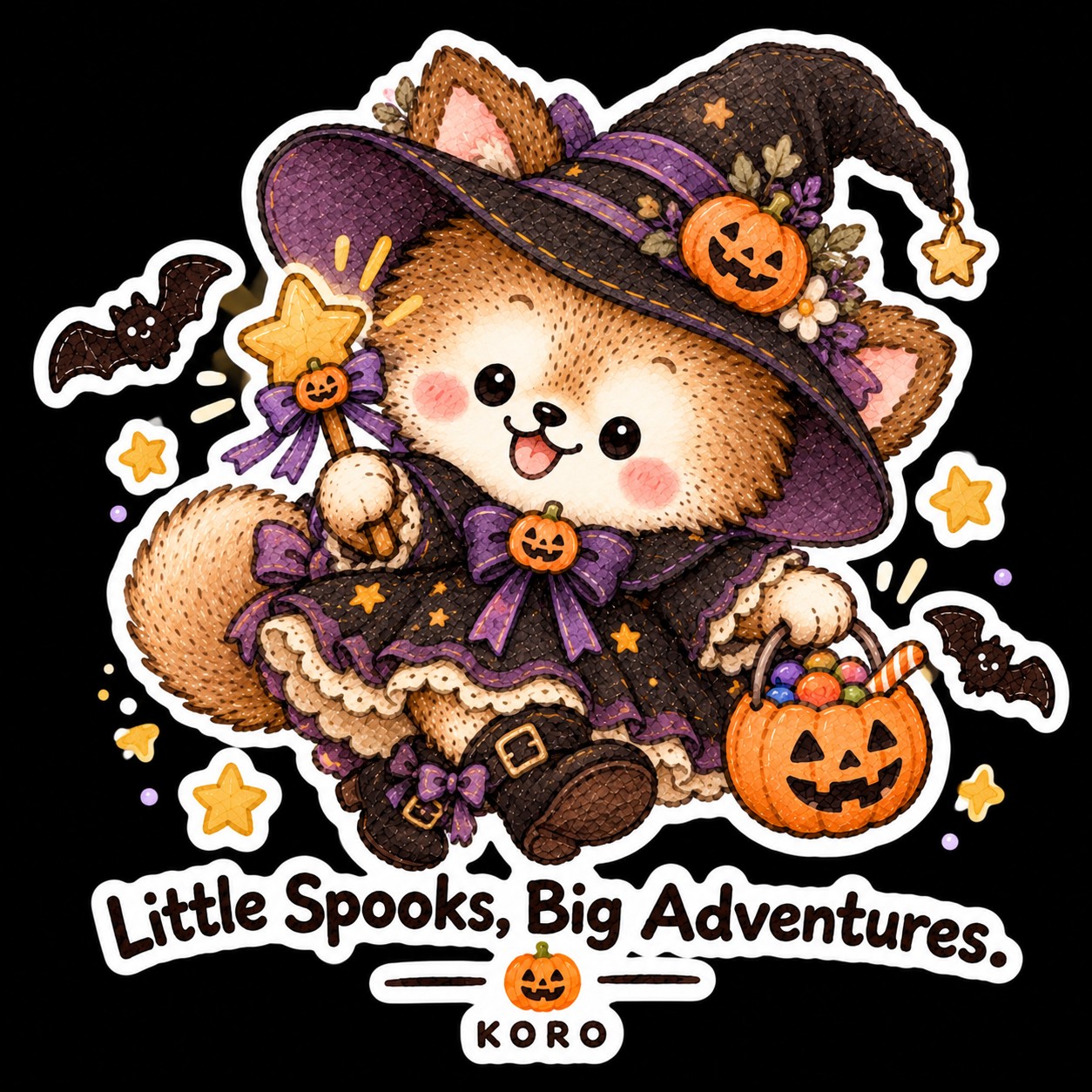 Little Spooks｜萬聖節🎃小魔女 Koro 童裝＜尺寸寫在備註＞