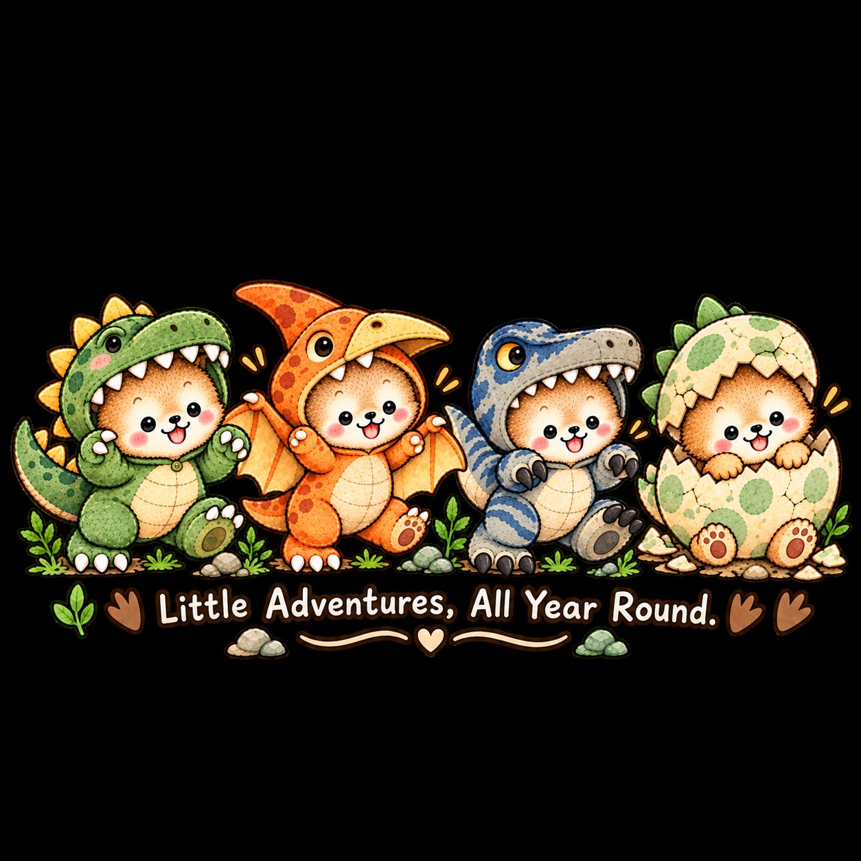 🦖 Little Adventures｜恐龍 Koro ✨大人款自由配＜尺寸寫在備註＞