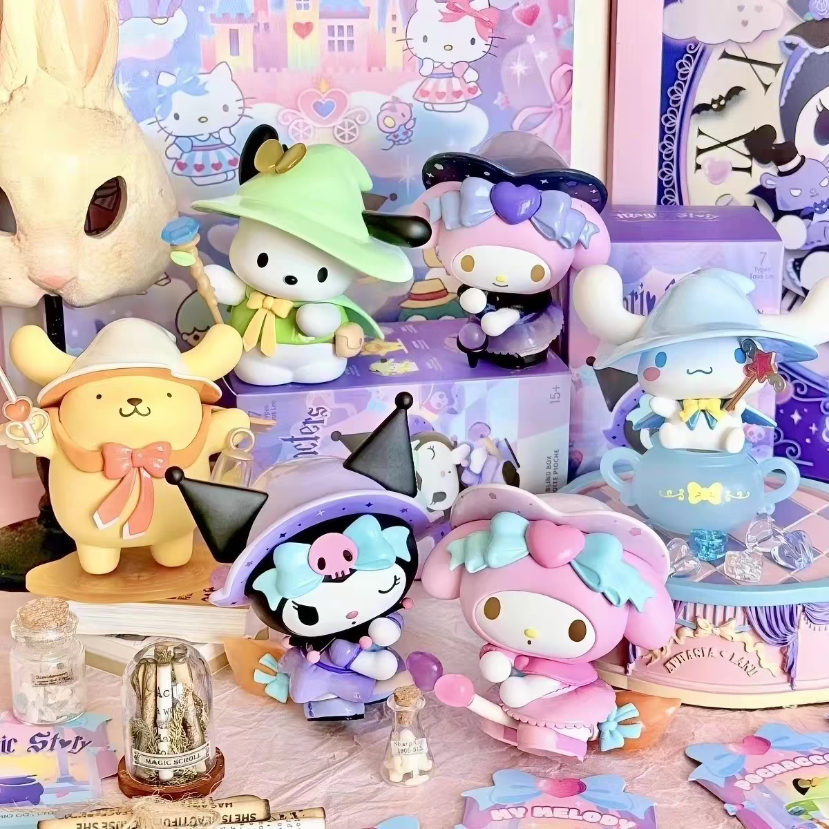 三麗鷗魔法物語系列盲盒｜6款常規＋1款隱藏款 ✨