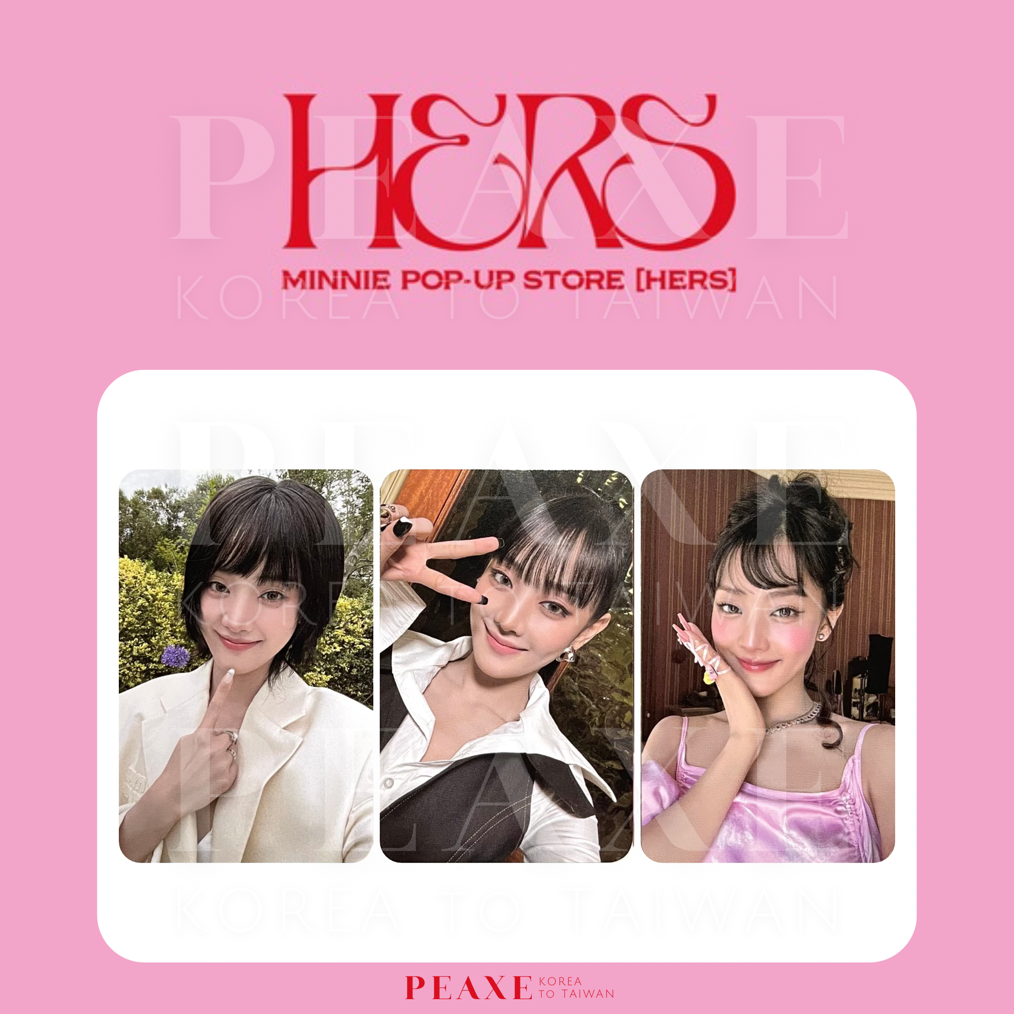 MINNIE（i-dle）POP-UP STORE［HERS］快閃店官方周邊 滿額卡