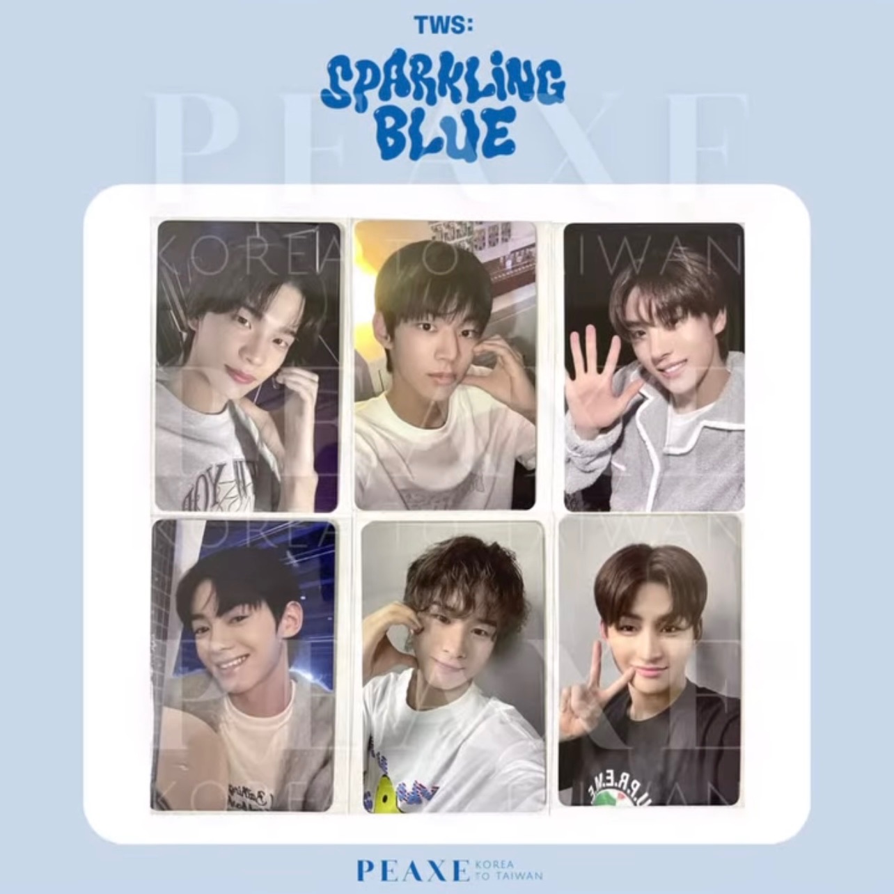 TWS 專輯［Sparkling Blue］Weverse WVS 簽售特典小卡