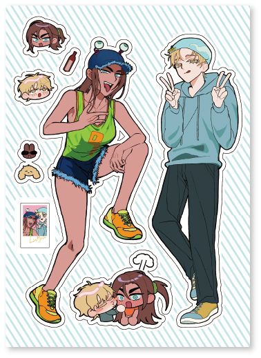 【NEW!】哥姐演員AU貼紙