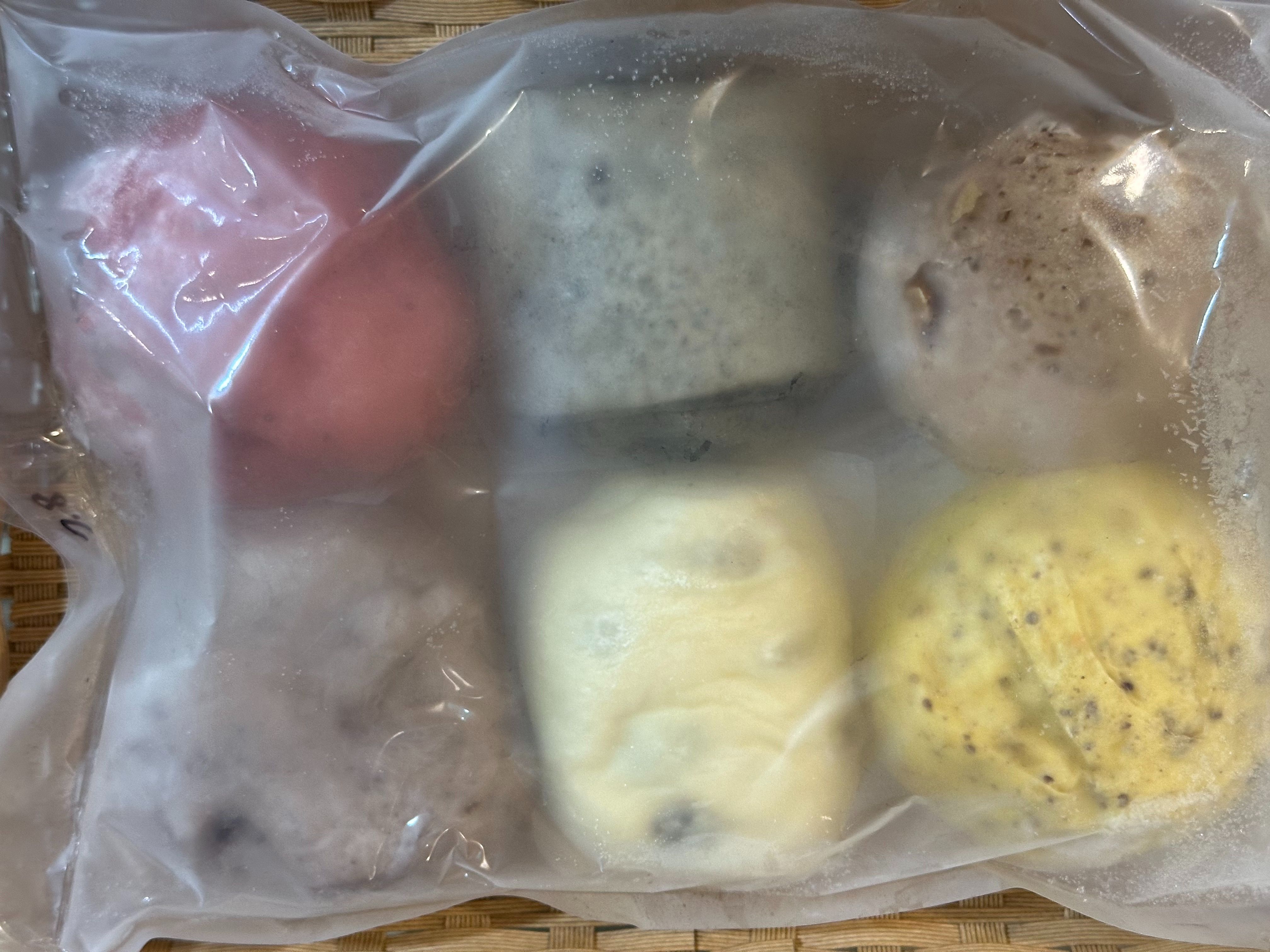 彩色水果饅頭