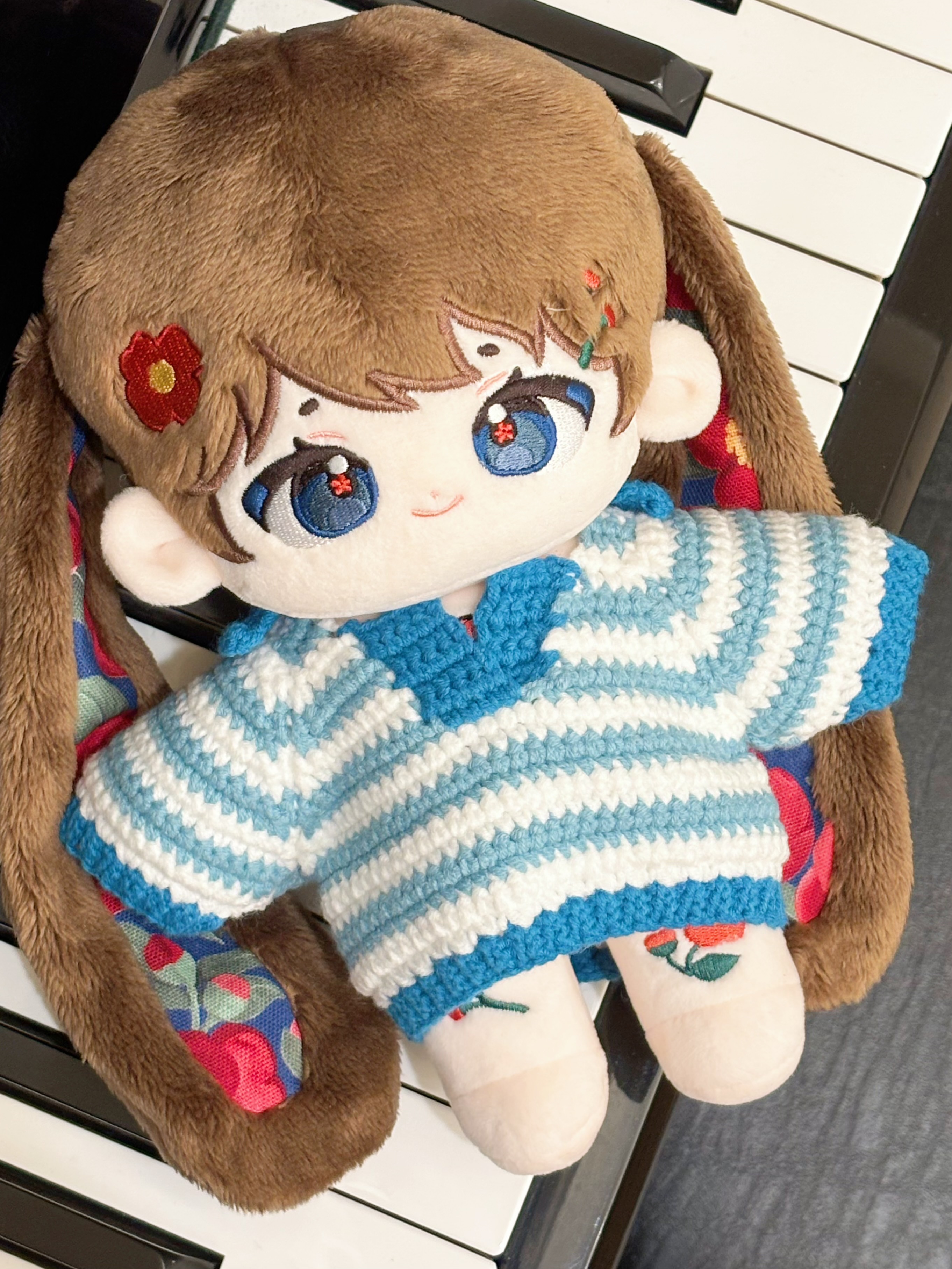 果汁派對 | 20cm鉤織毛衣 藍莓牛奶