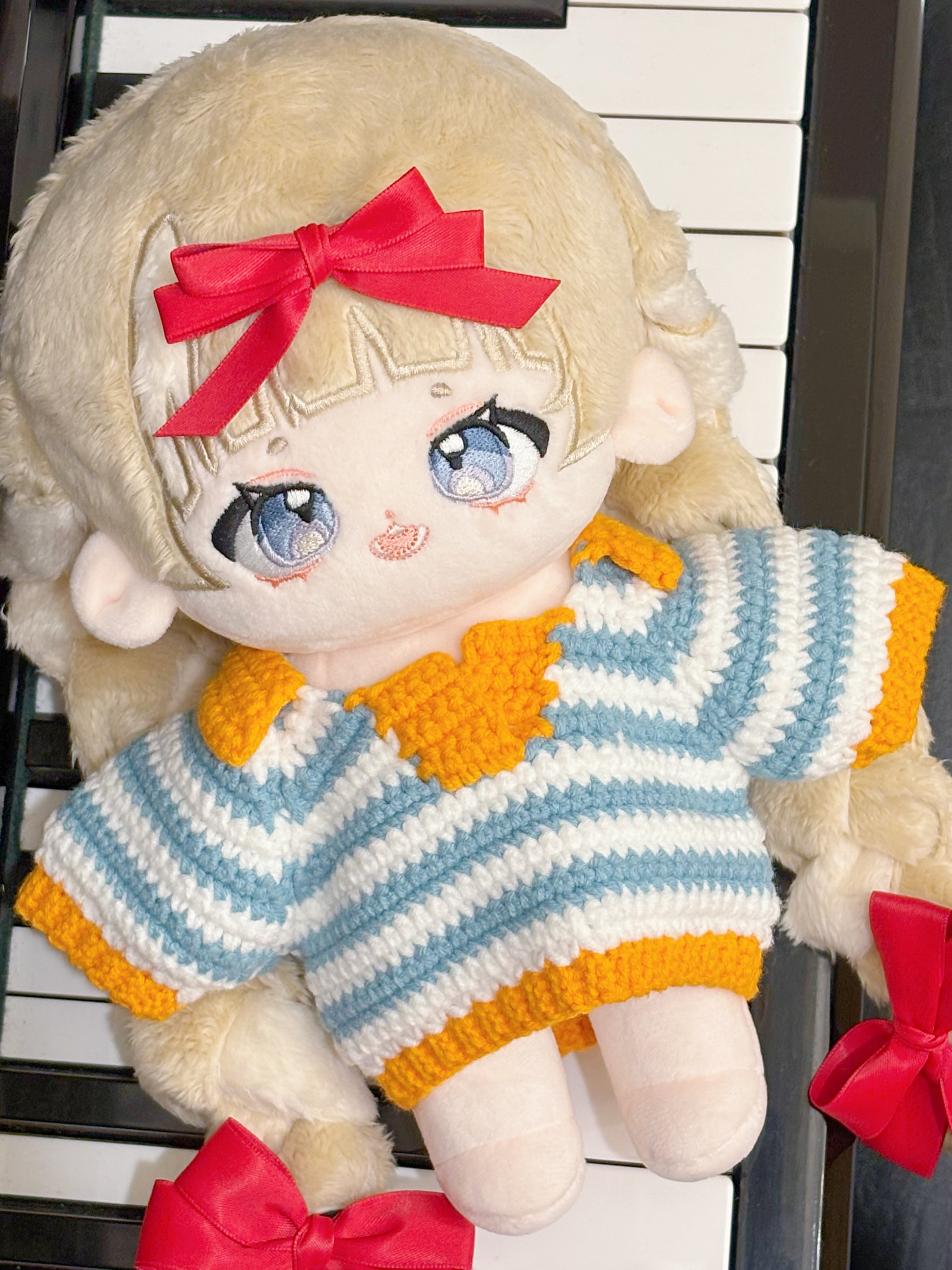 果汁派對 | 20cm鉤織毛衣 柳丁蘇打氣泡飲