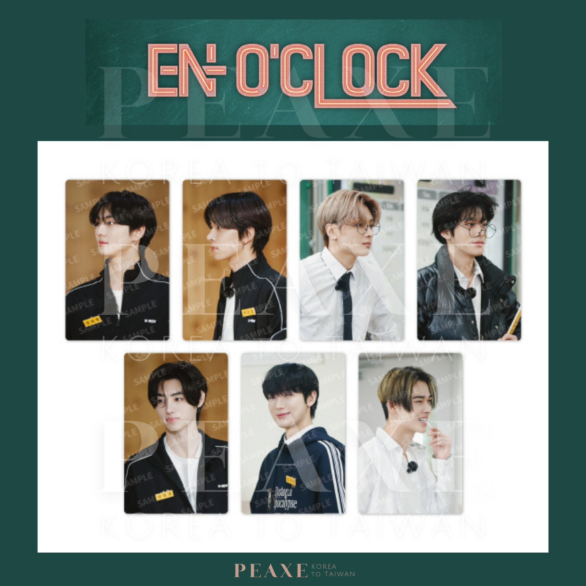 ENHYPEN EN-O’CLOCK 恩鐘官方周邊滿額卡