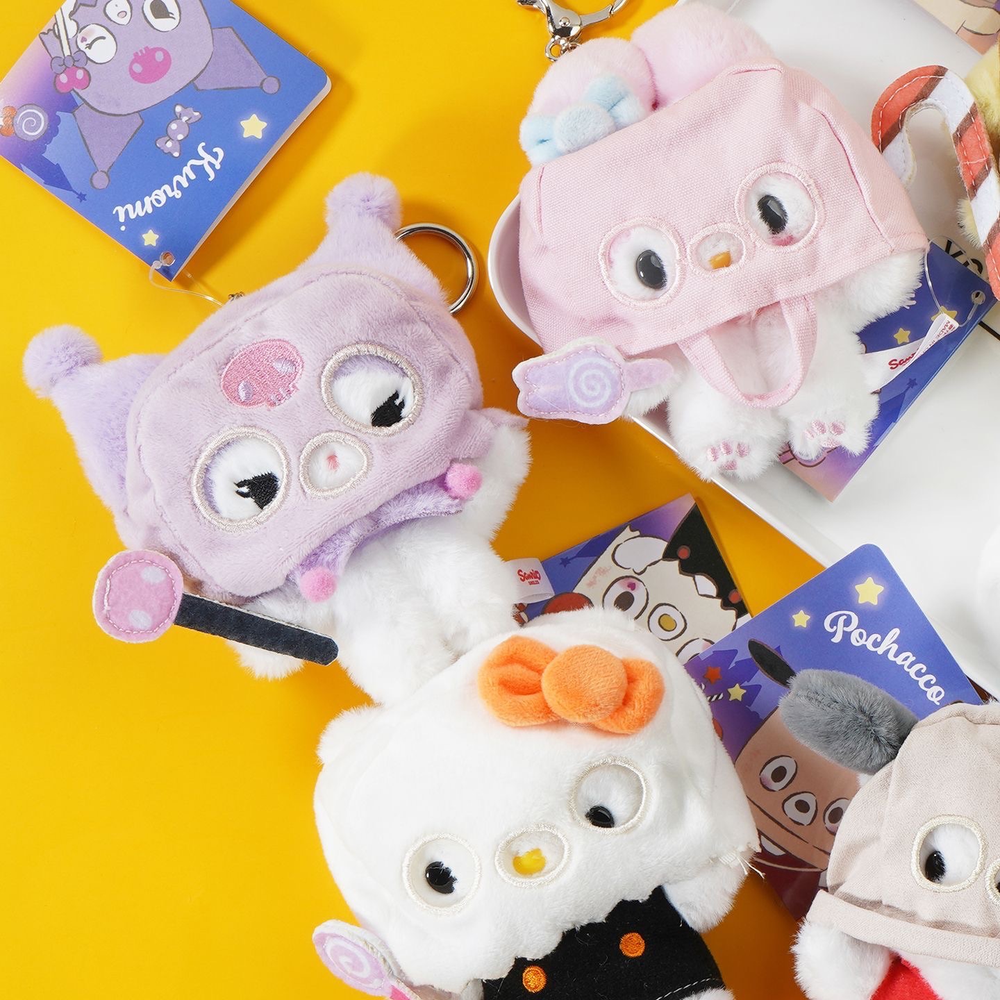 三麗鷗萬聖節頭套系列吊飾