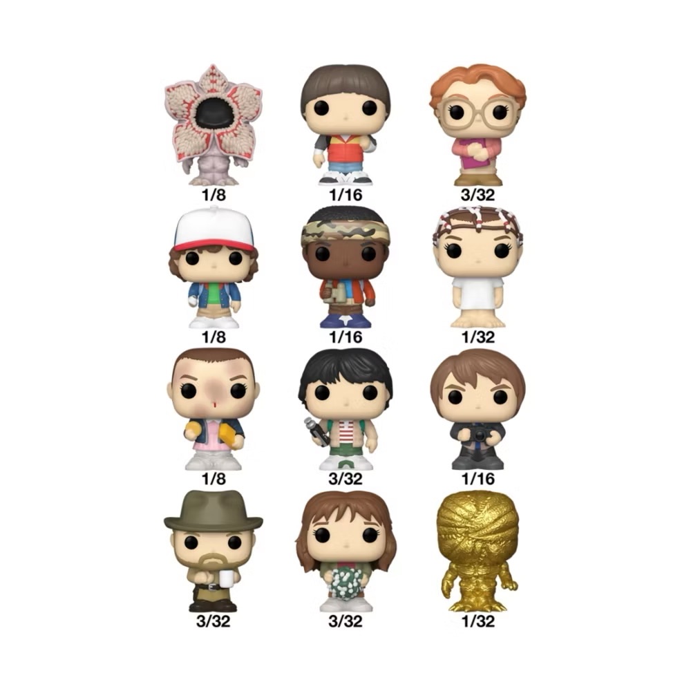 ￼FUNKO Bitty POP Singles: 怪奇物語- 32PC PDQ （隨機出貨）FN83667