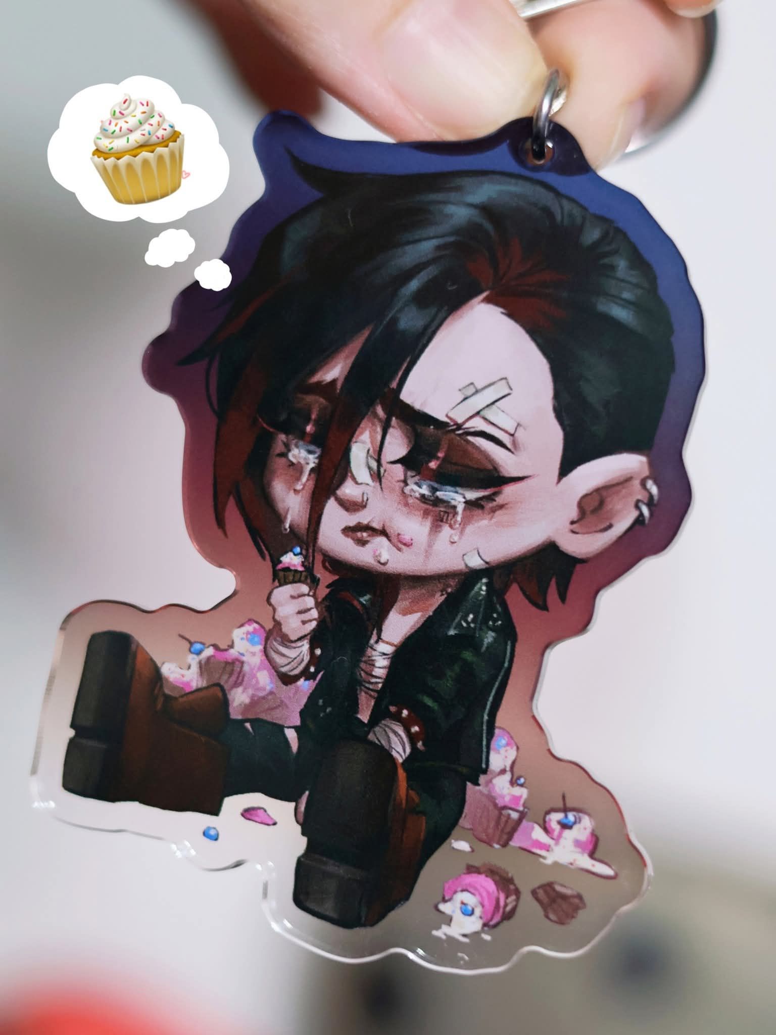 奧術Arcane《Sad oil slick》Vi 彩窗壓克力吊飾