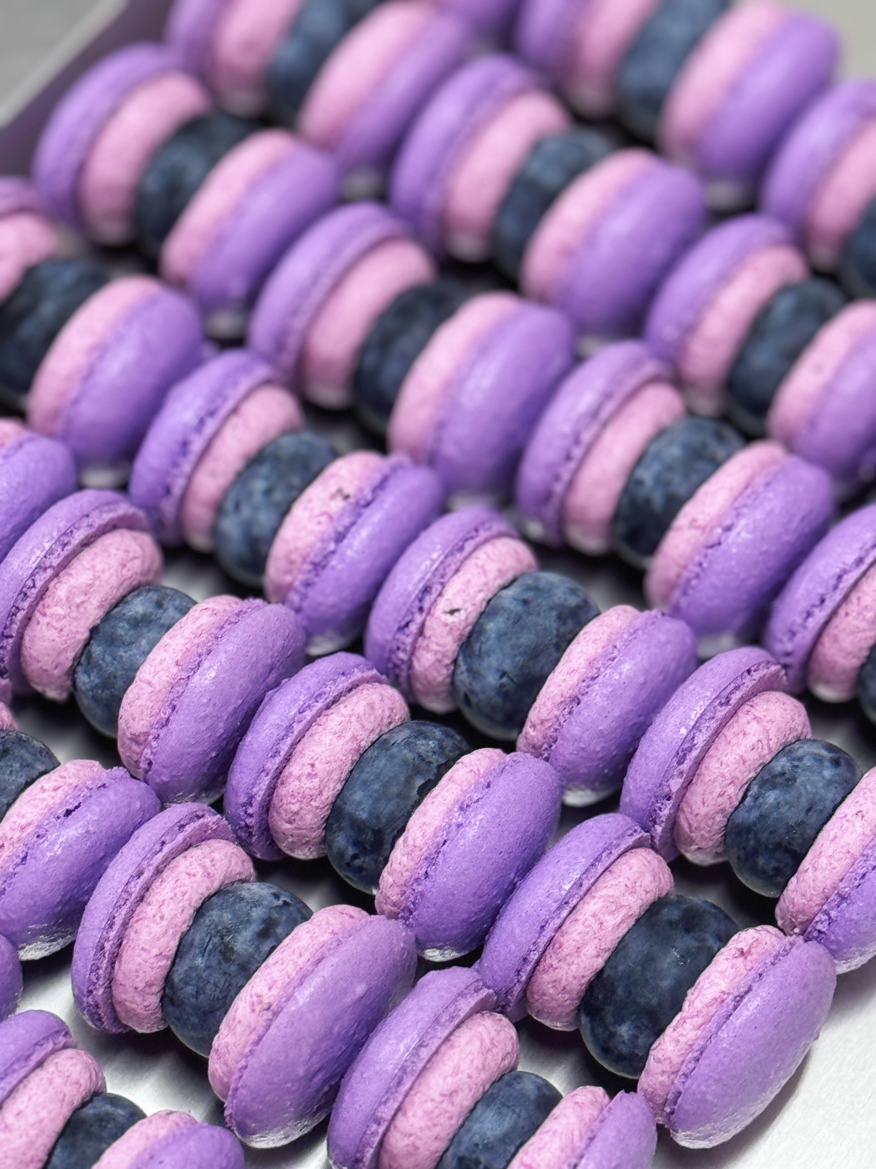 日本藍莓一口馬卡龍