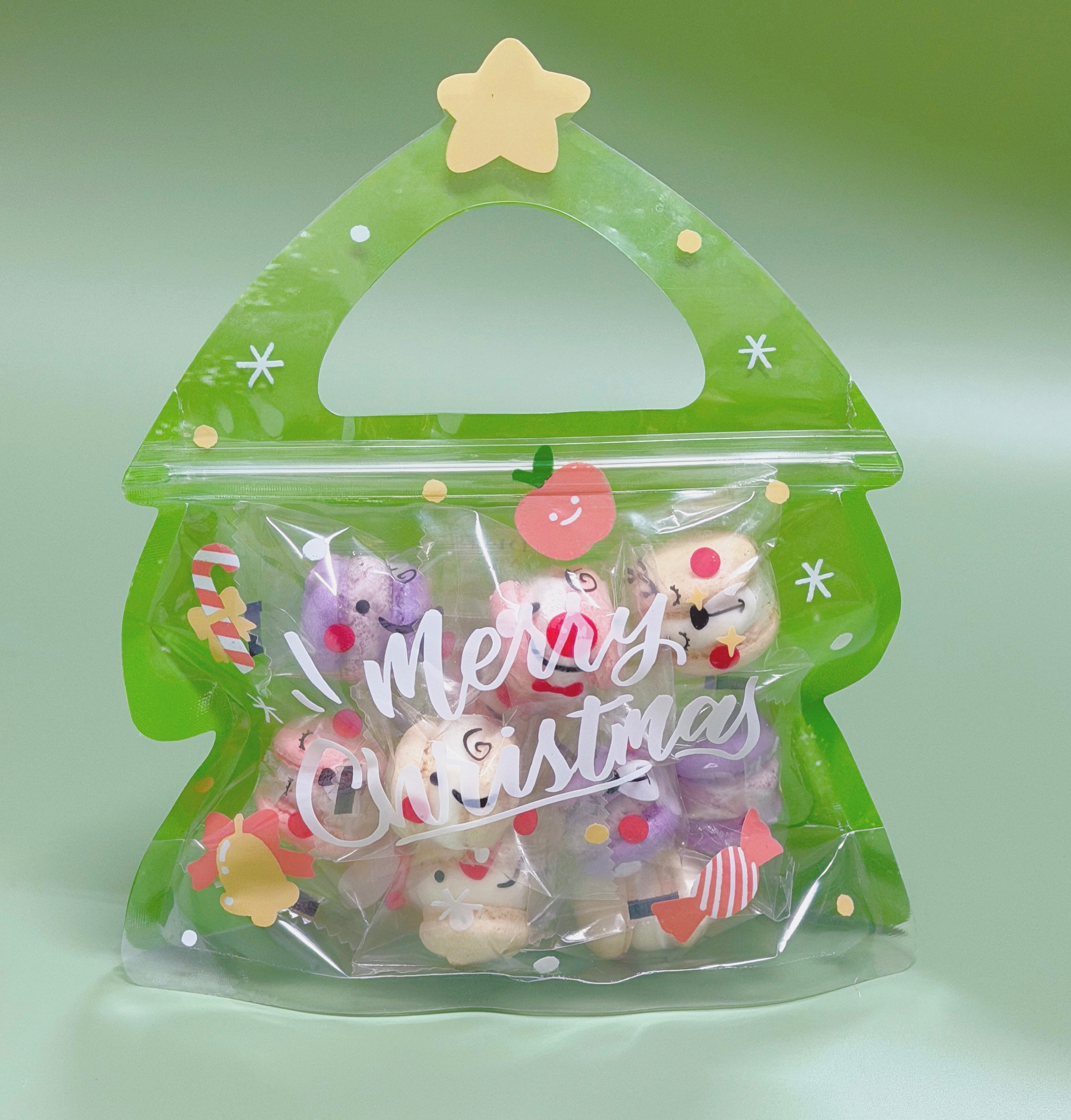 🎄聖誕單入包裝迷你馬卡龍12入