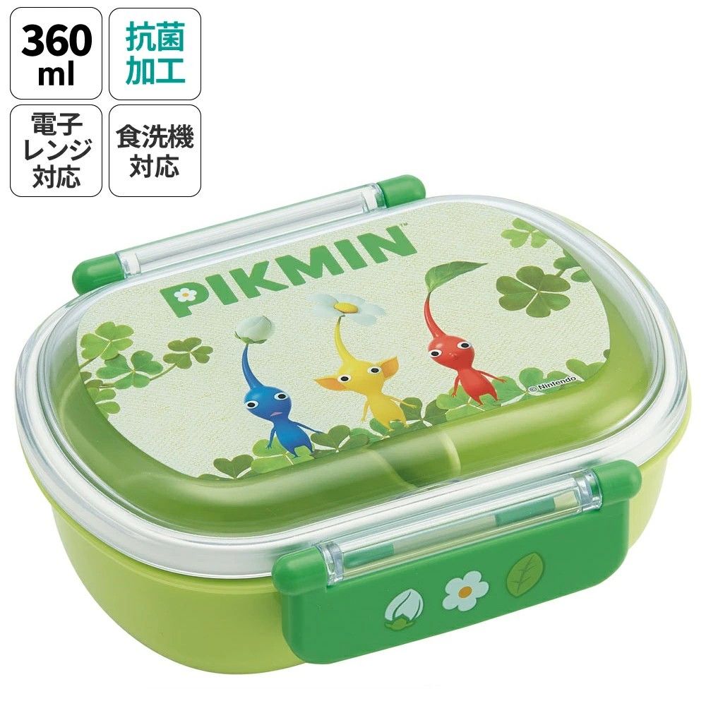【Skater】皮克敏抗菌圓形兒童餐盒360ml