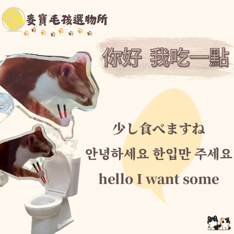 您好 我吃一點 hello I want some