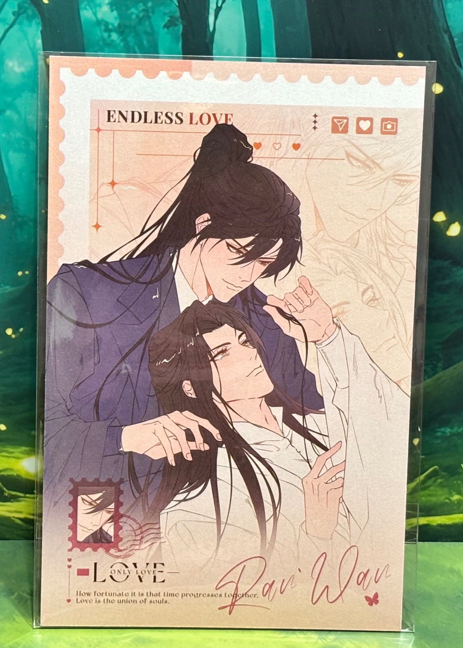 二哈和他的白貓師尊 聖誕明信片 模偶飯 墨燃 楚晚寧