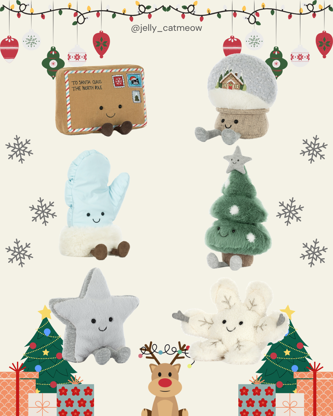Jellycat 聖誕節系列 3 🎄