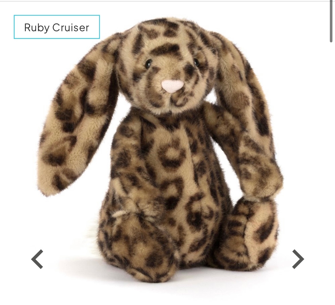 Jellycat 會員限定豹紋兔