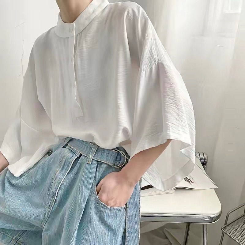 薄款五分袖上衣