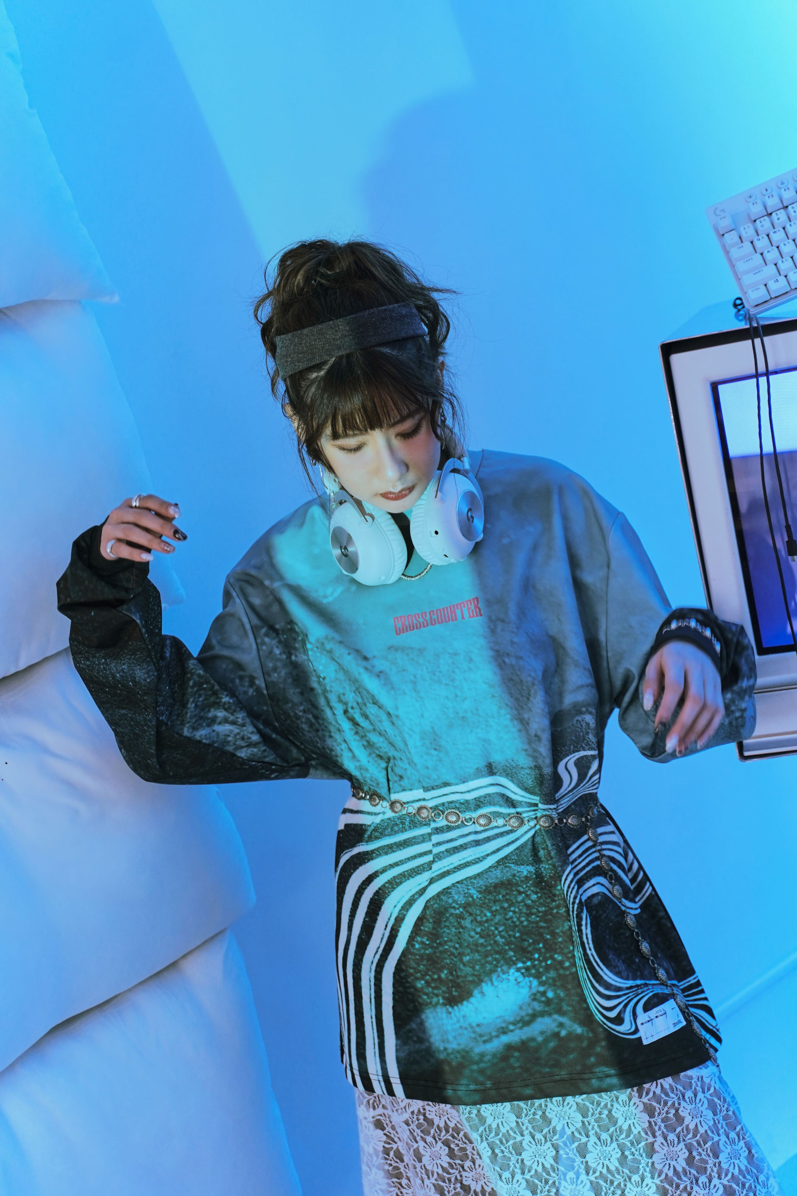 CROSS COUNTER DCG滿版印花薄長T 【DCG X .67ARROW CROSS COUNTER 聯名系列】