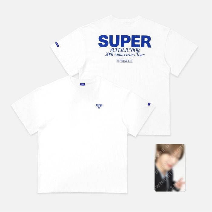 🐢【預購中】SUPER JUNIOR ’SUPER SHOW 10’ 世巡演唱會官方周邊-T-SHIRT小卡組🐢