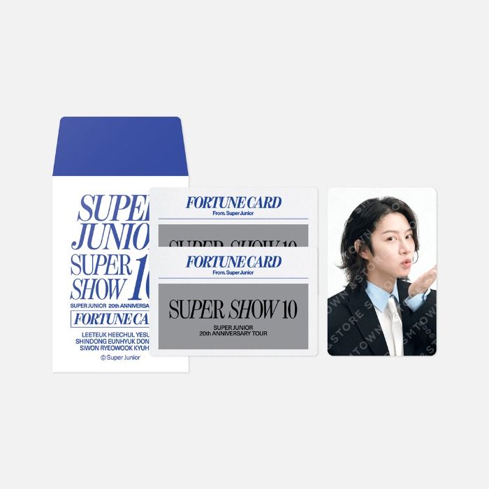 🐢【預購中】SUPER JUNIOR ’SUPER SHOW 10’ 世巡演唱會官方周邊-隨機刮刮卡組🐢