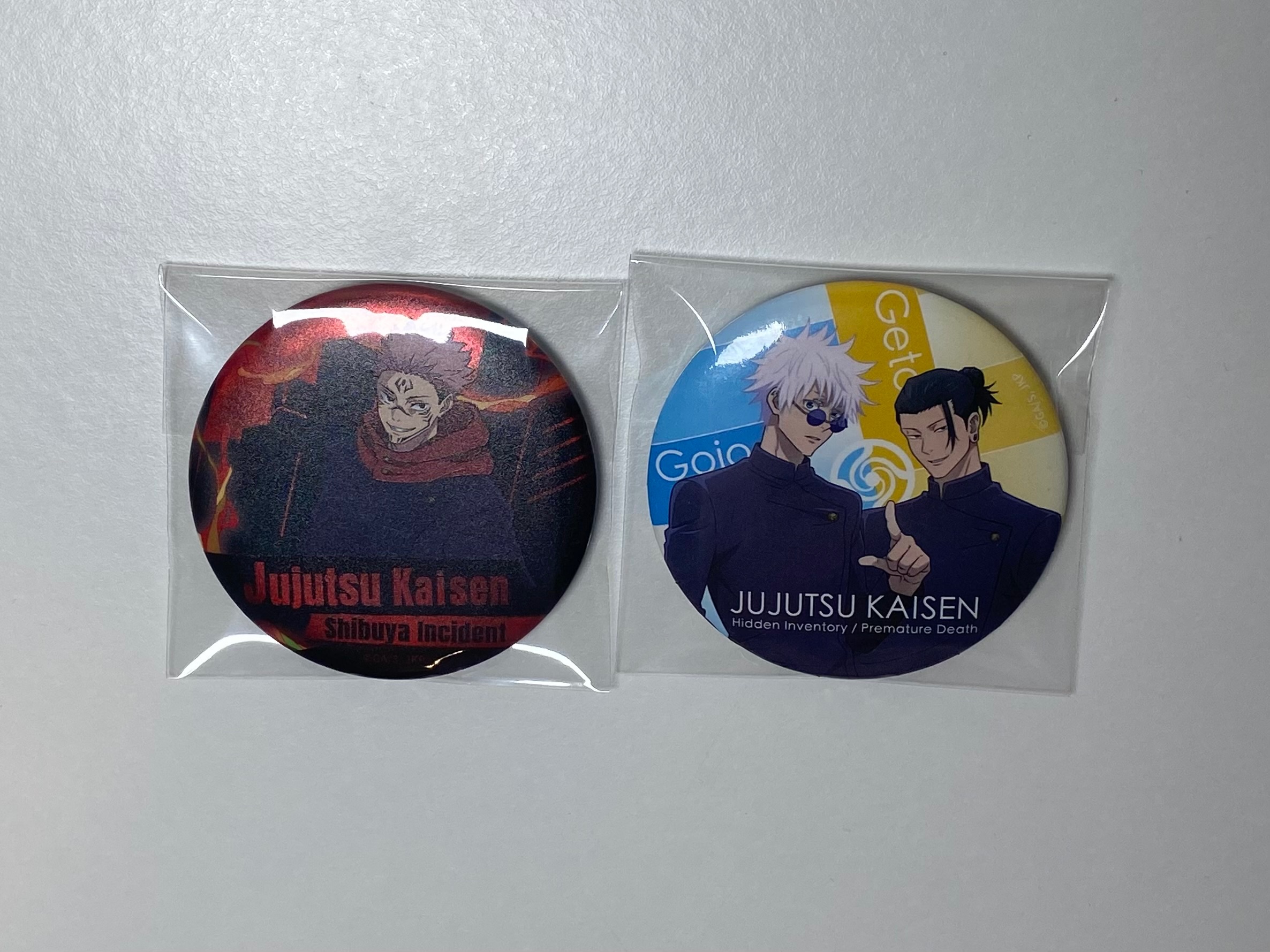 咒術迴戰 虎杖悠仁宿儺徽章 五條悟夏油傑徽章