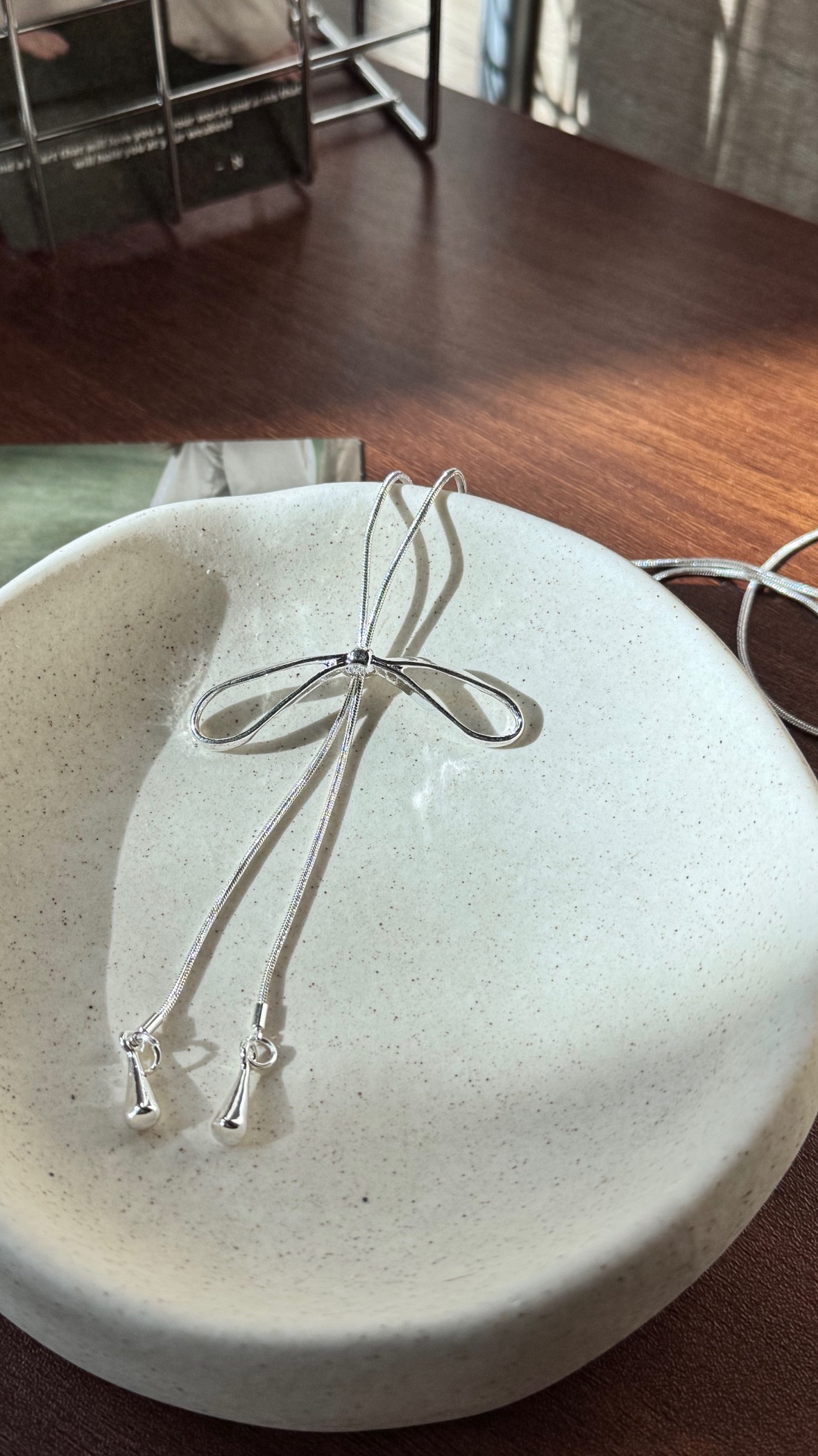 日常搭配款蝴蝶結項鏈（可調整蝴蝶結位置）