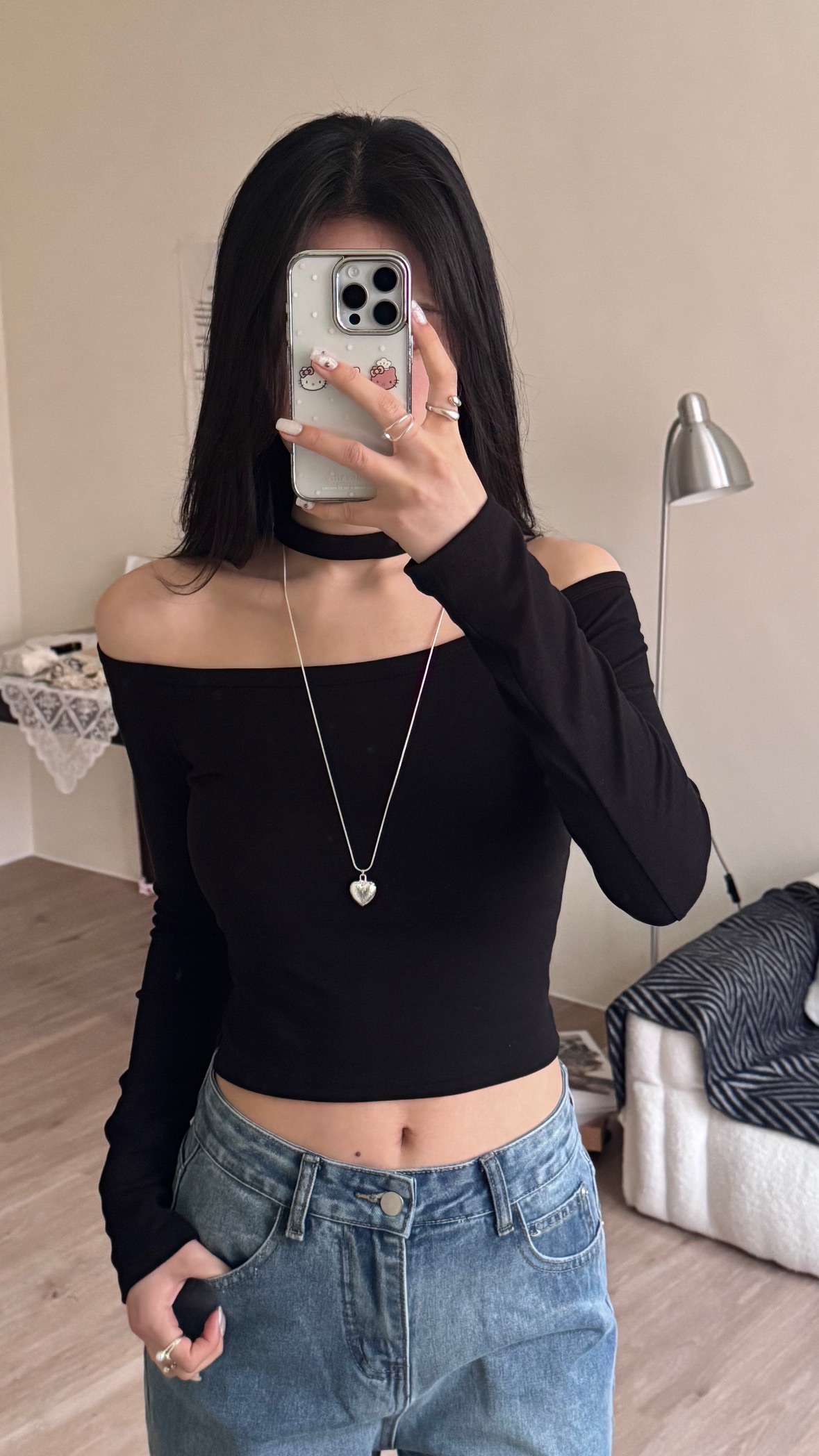 017/性感女神!掛脖一字肩