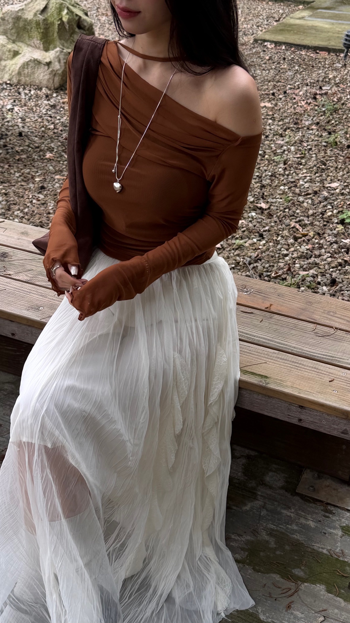 036純慾網紗兩件套（抹胸帶胸墊+網紗外罩）