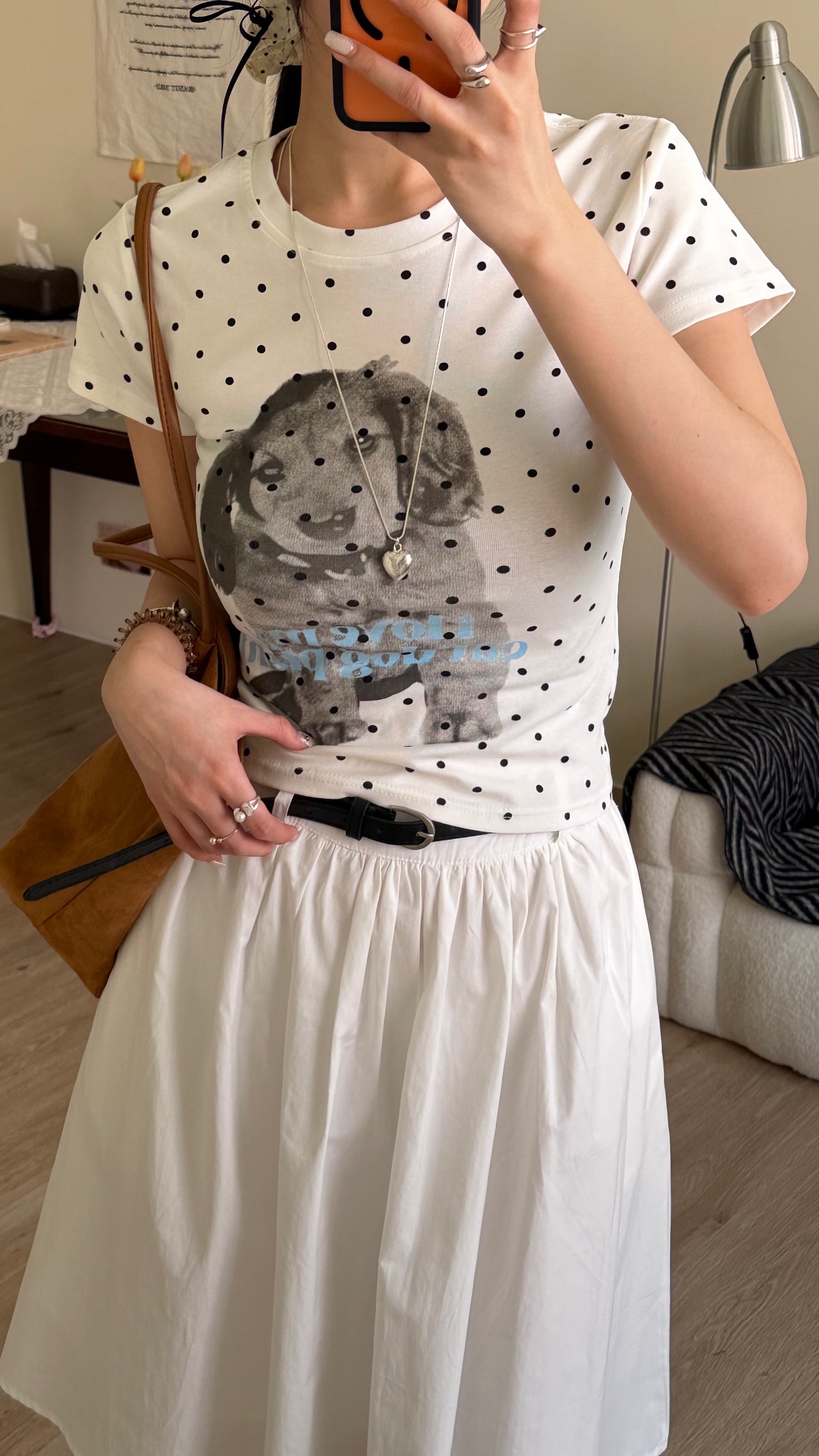 051流行指標!點點狗狗可愛合身踢