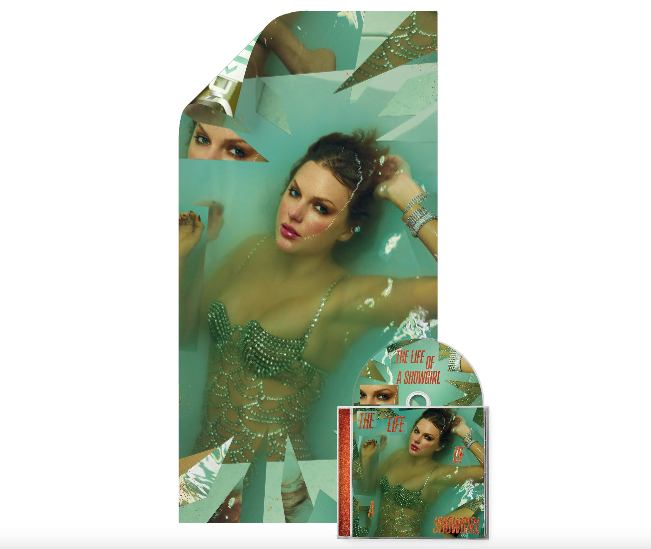 Taylor Swift《The Life Of A Showgirl》CD+海報