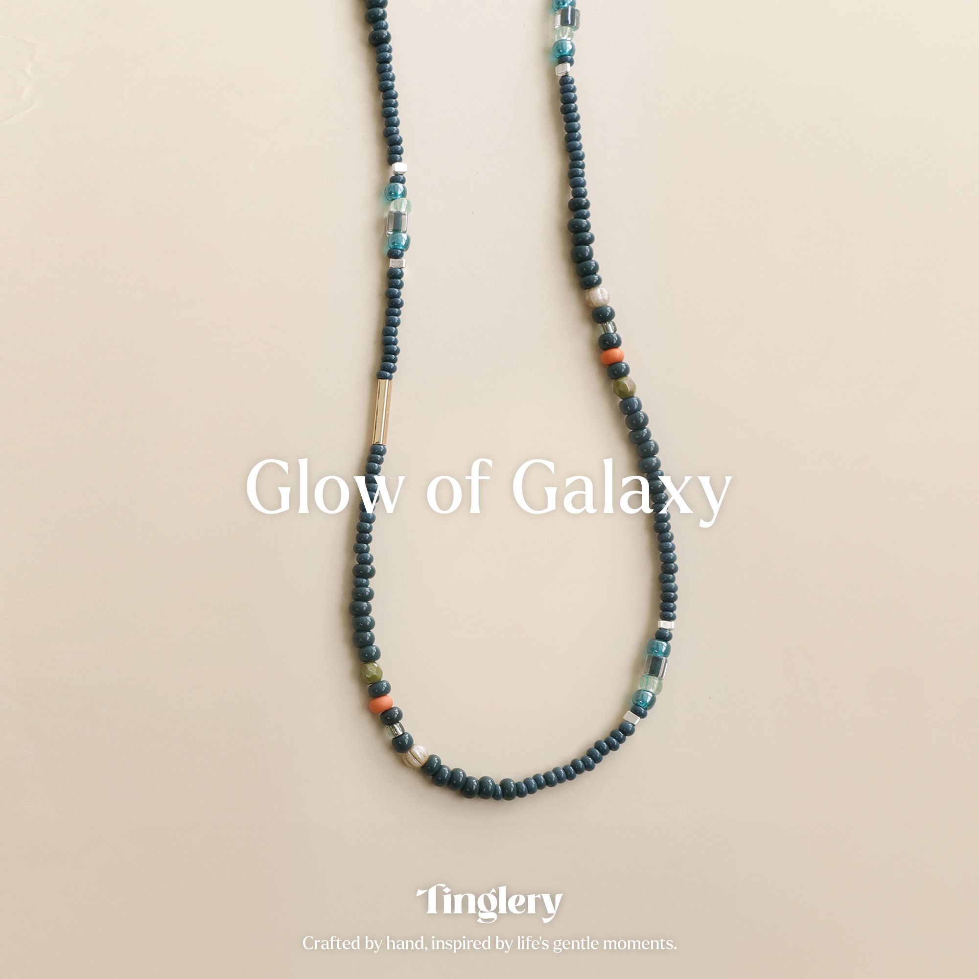 霞光星河 Glow of Galaxy | 手工串珠項鍊