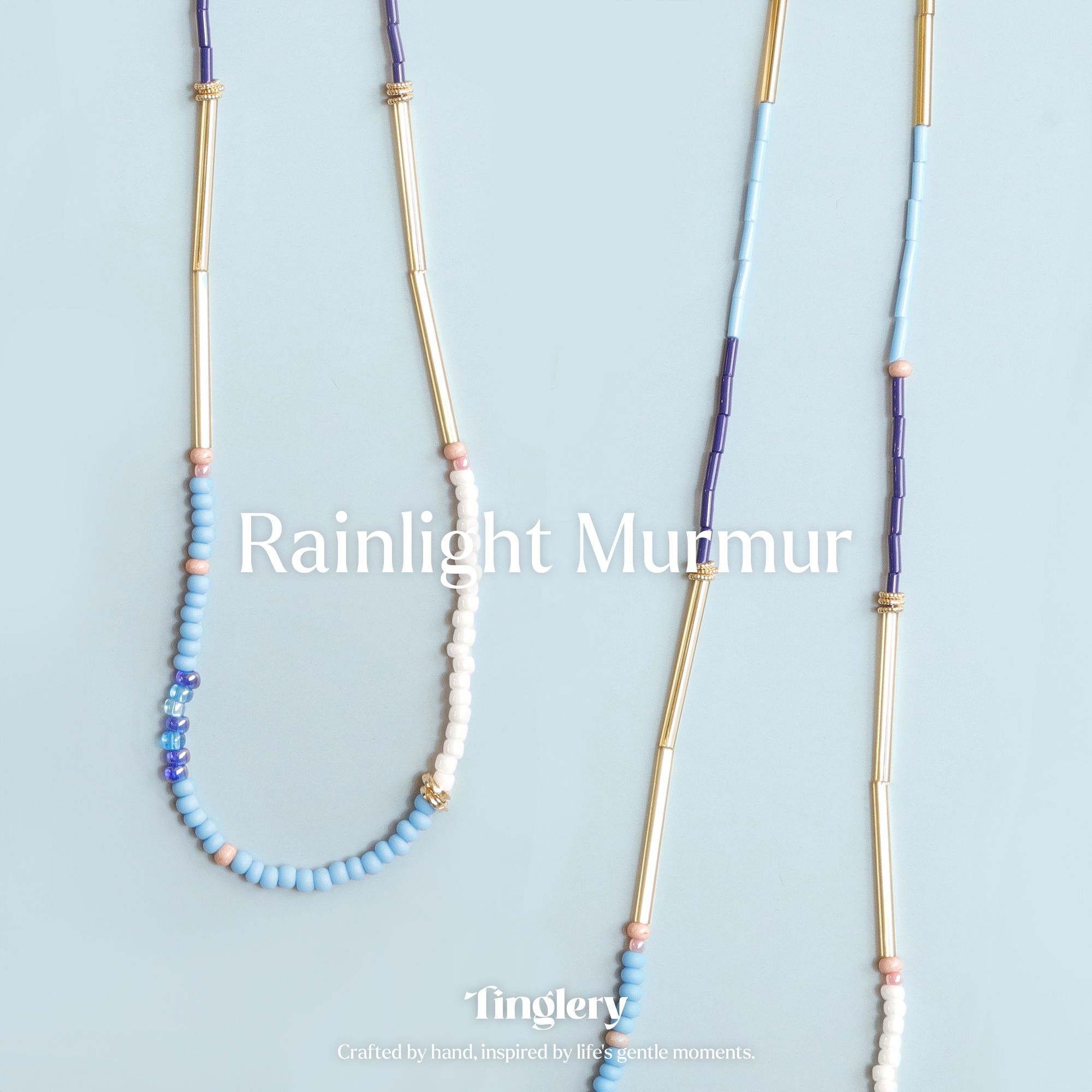 雨光呢喃 Rainlight Murmur   | 手工串珠項鍊