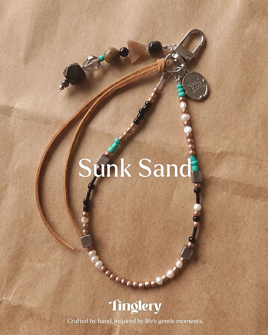 沉沙Sunk Sand 手機鍊 I 配件飾品 I 可客製