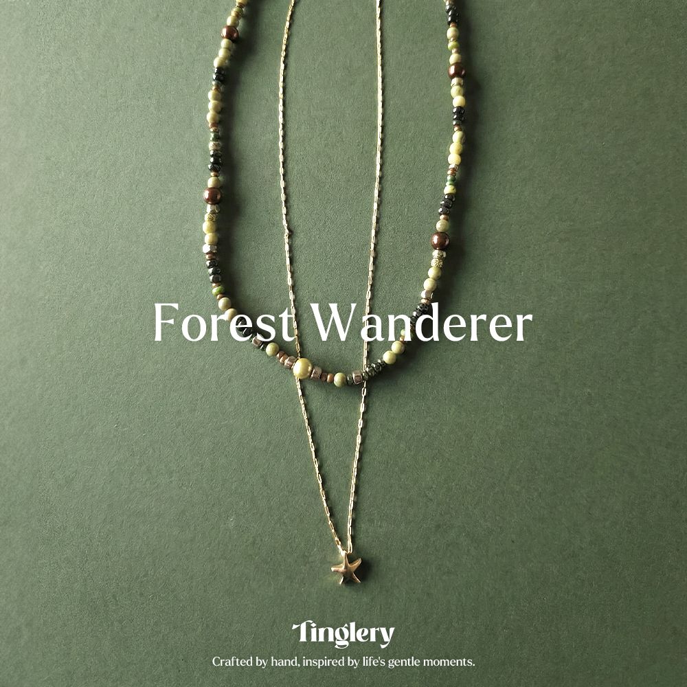 綠野尋蹤  Forest Wanderer | 串珠項鍊  | 配件飾品