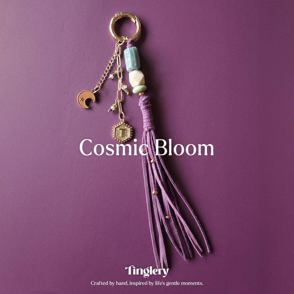 星空綻放Cosmic Bloom手機流蘇吊飾 I 配件飾品 I 可客製