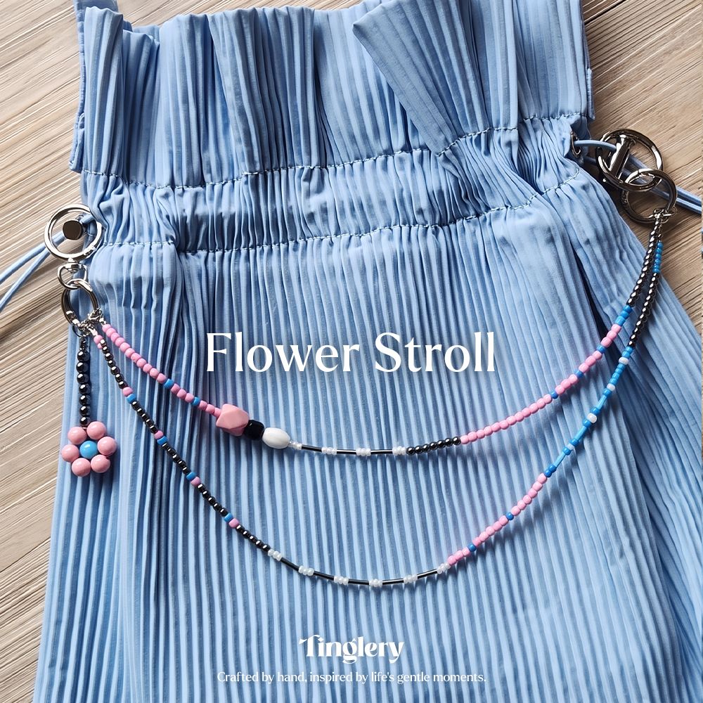 小花遊間Flower Stroll 包包手機掛鍊 I 配件飾品 I 可客製