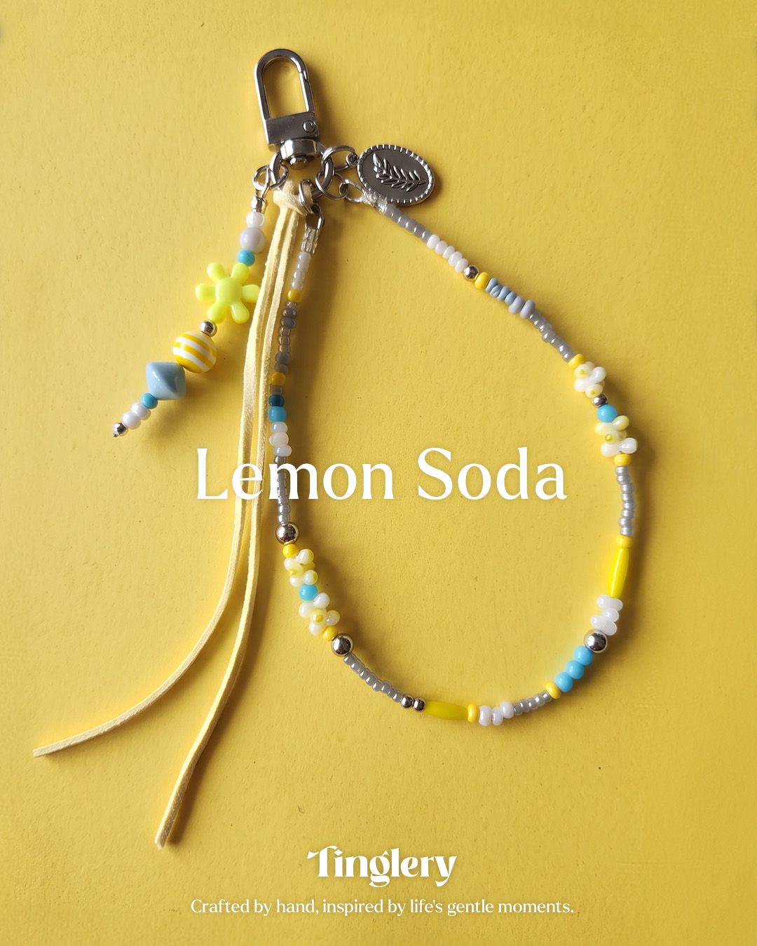 檸檬蘇打Lemon Soda 手機鍊 I 配件飾品 I 可客製