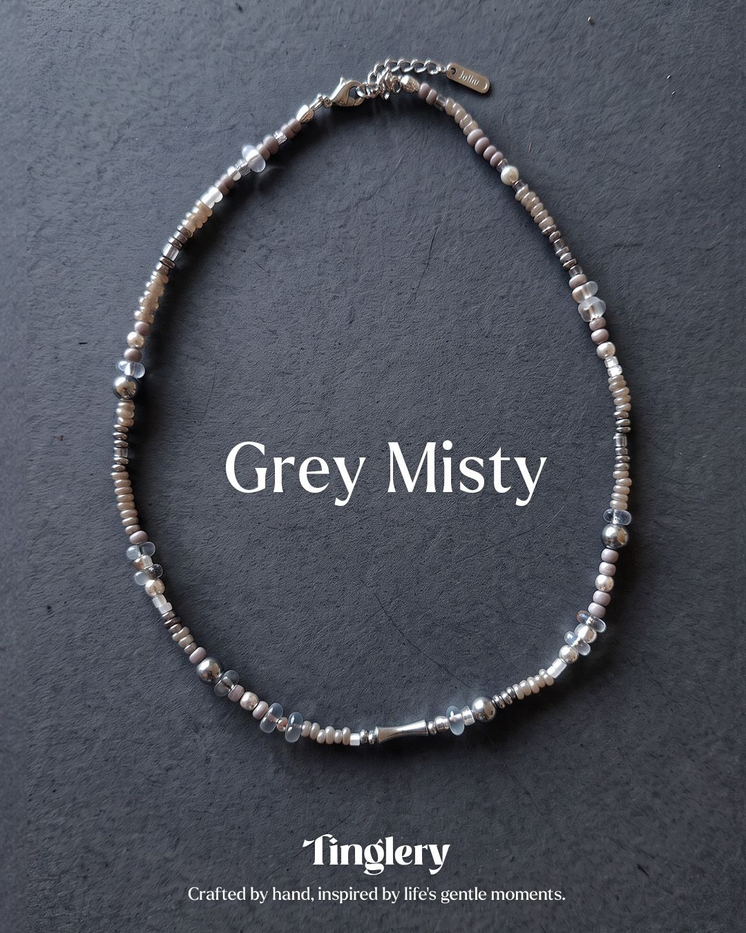 灰霧 Grey Misty | 串珠項鍊  | 配件飾品