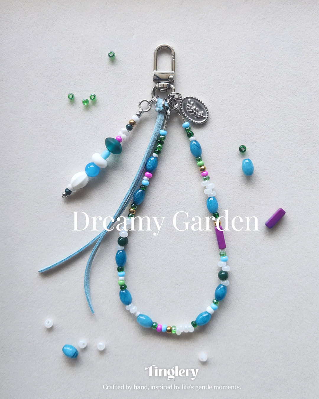 夢幻花園 Dreamy Garden 手機鍊 I 手機掛飾 I 手機配件
