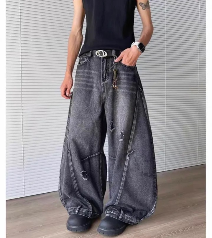 𝐌𝐞𝐫𝐚𝐤𝐢 補釘破壞彎刀褲