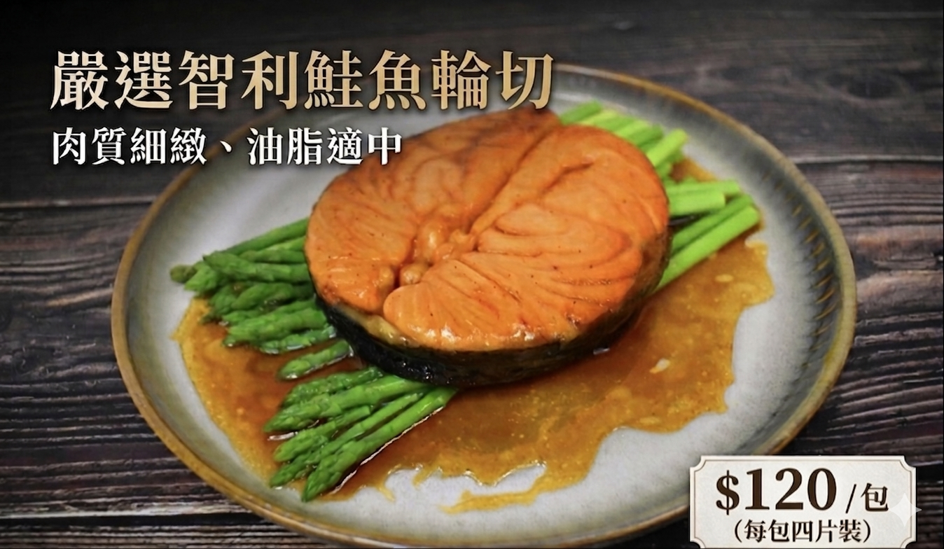 售完為止✨ 智力鮭魚輪切 ✨每包4片入