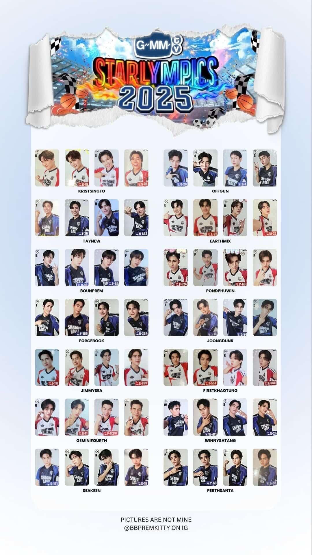 GMM 2025 運動會卡（滿5張出貨 可跨區）