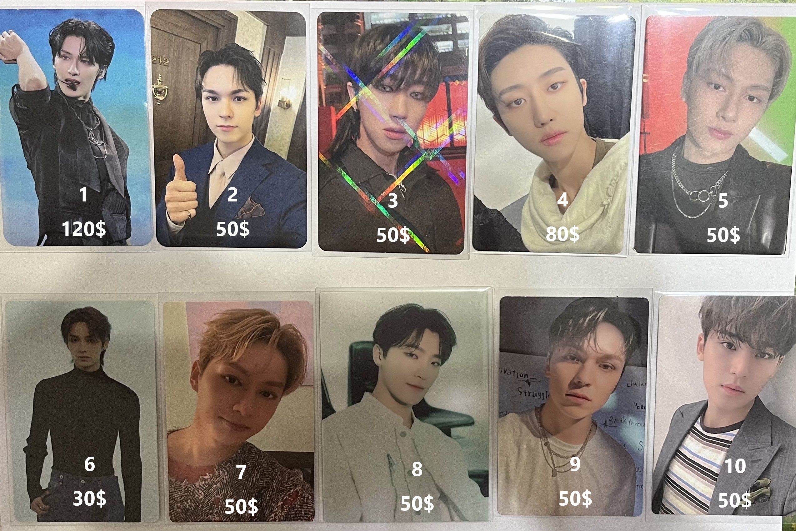 Seventeen 小卡（1-10）