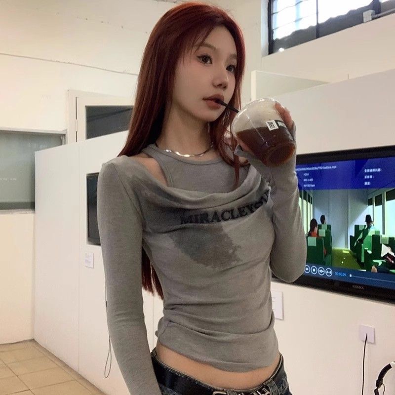 Y2K掛脖辣妹上衣