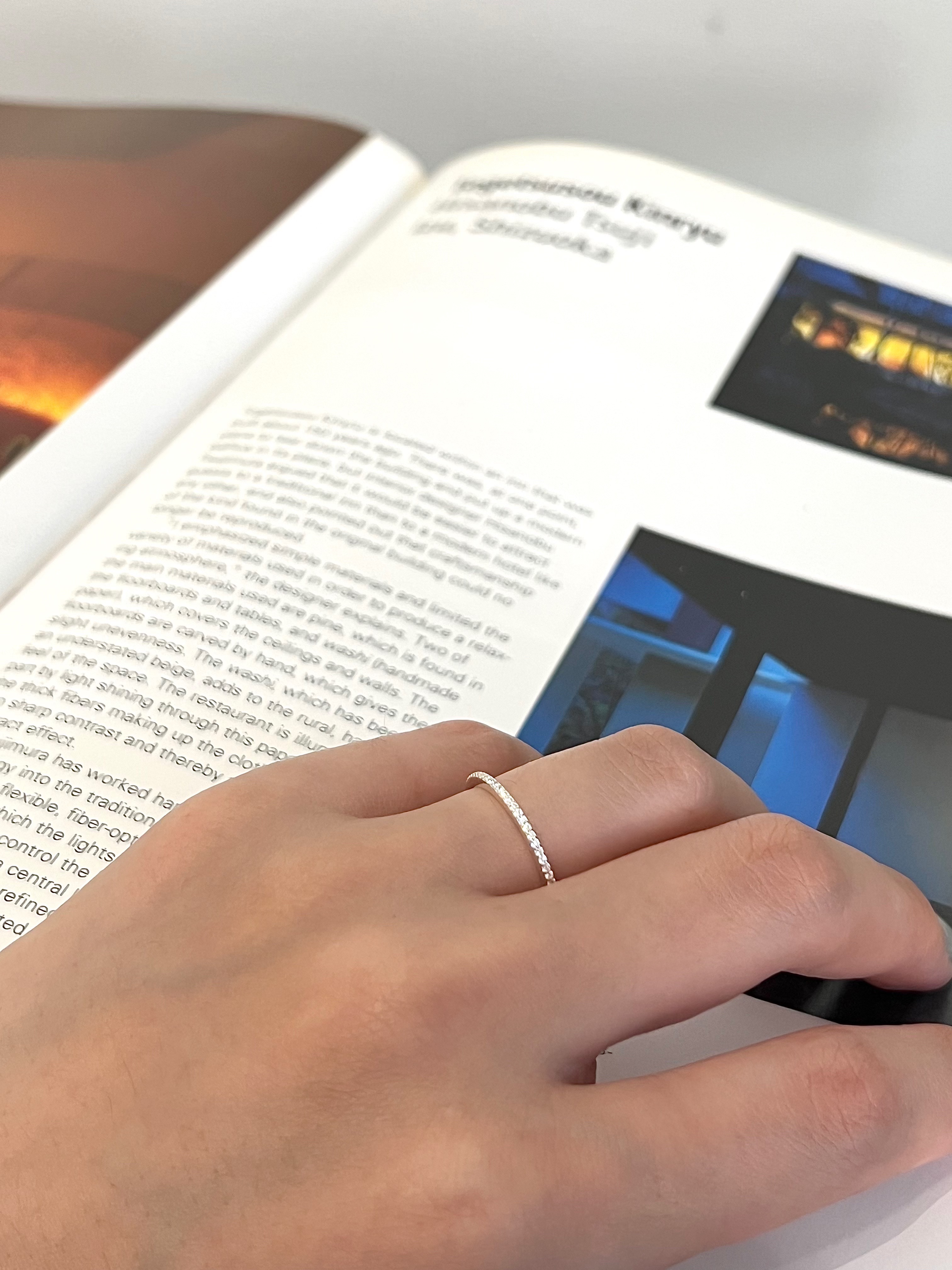 1mm質感滿圈排鑽！925純銀閃耀排鑽滿圈戒指線戒輕奢 TSHU-A PROJECT  |蔡計畫 韓國飾品