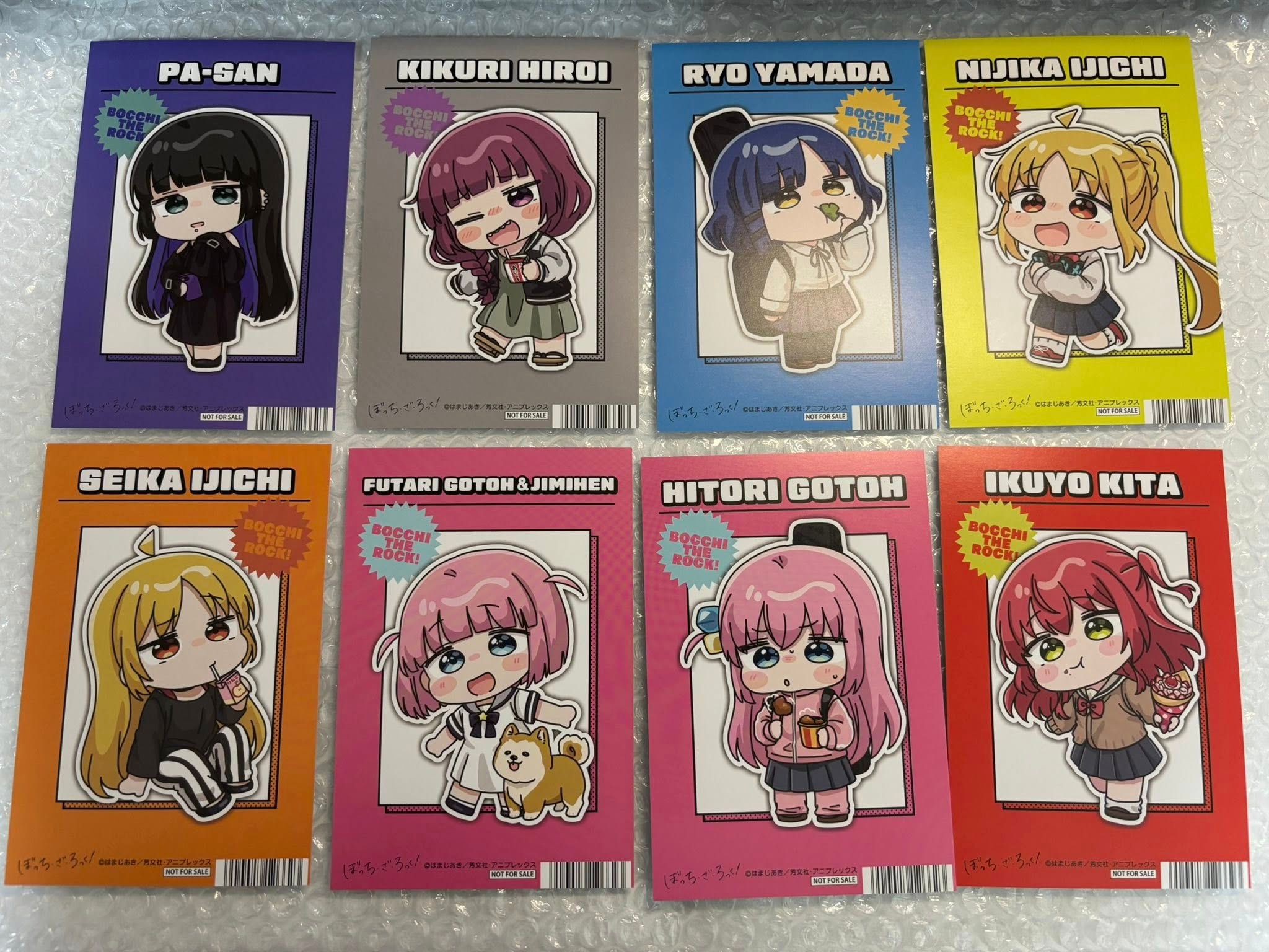 孤獨搖滾 明信片特典x8