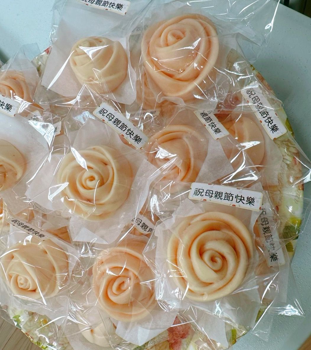 沐盒手工造型饅頭-玫瑰花朵 含稅