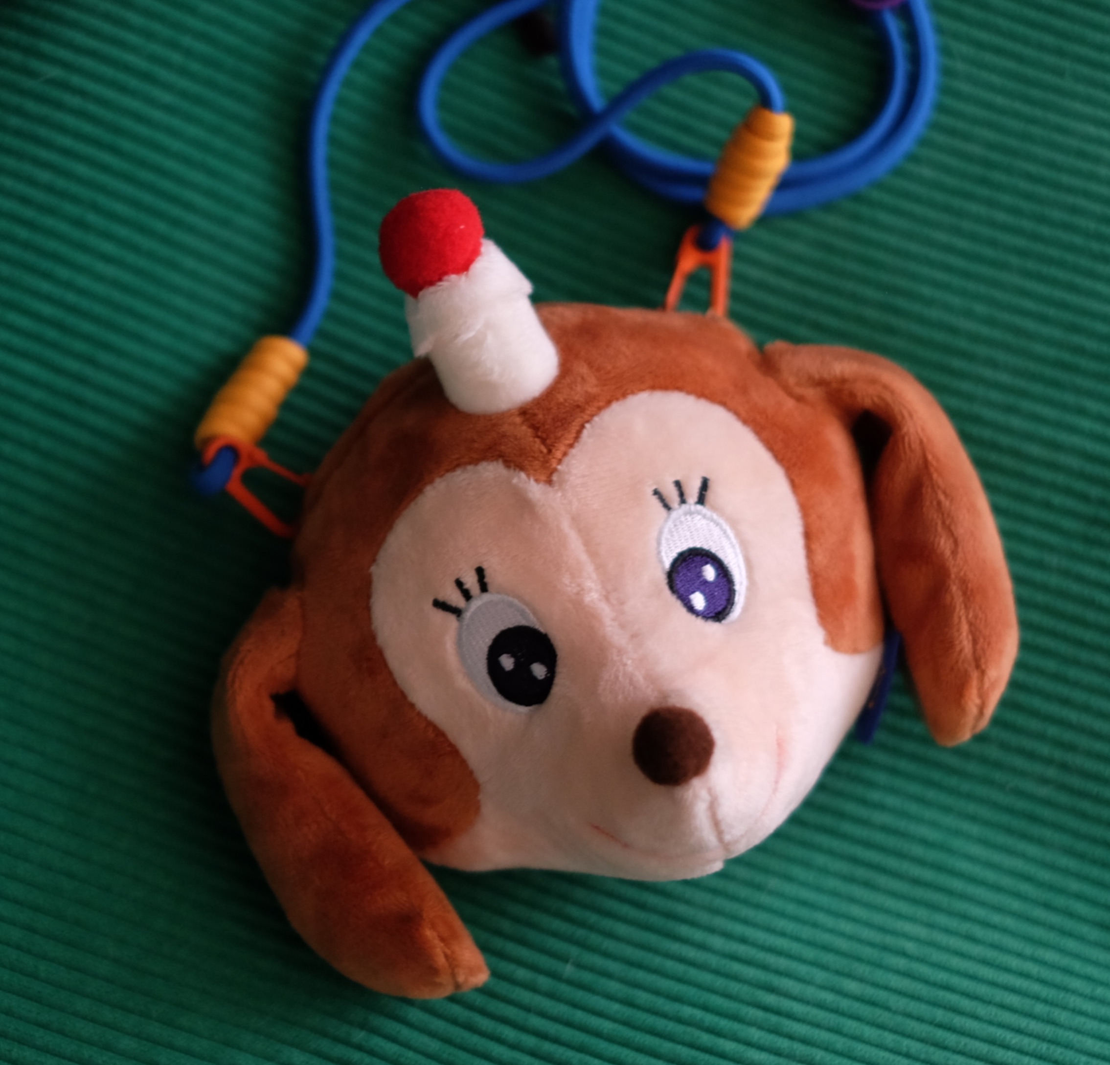 Candle dog蠟燭狗 跳跳耳狗頭小掛包-Chen Wit Ting 限定商品