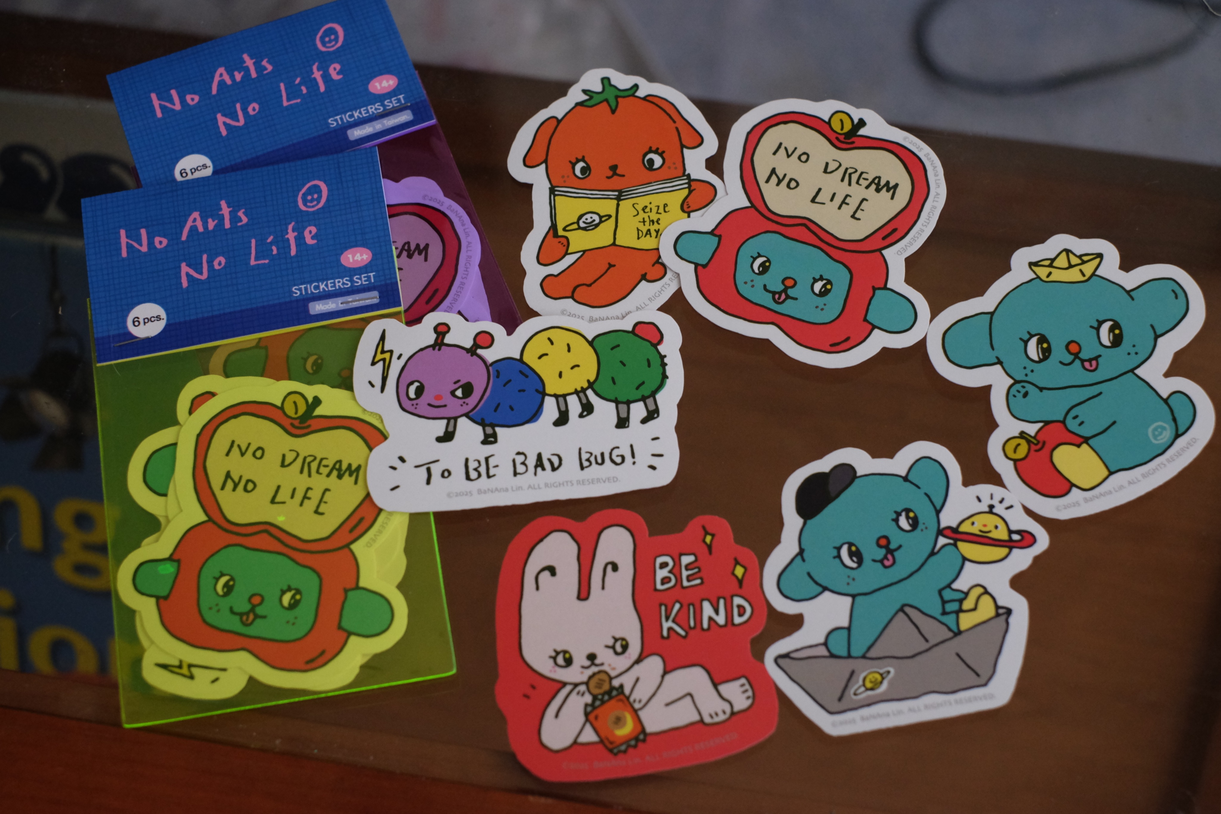 造型防水貼紙組-6入